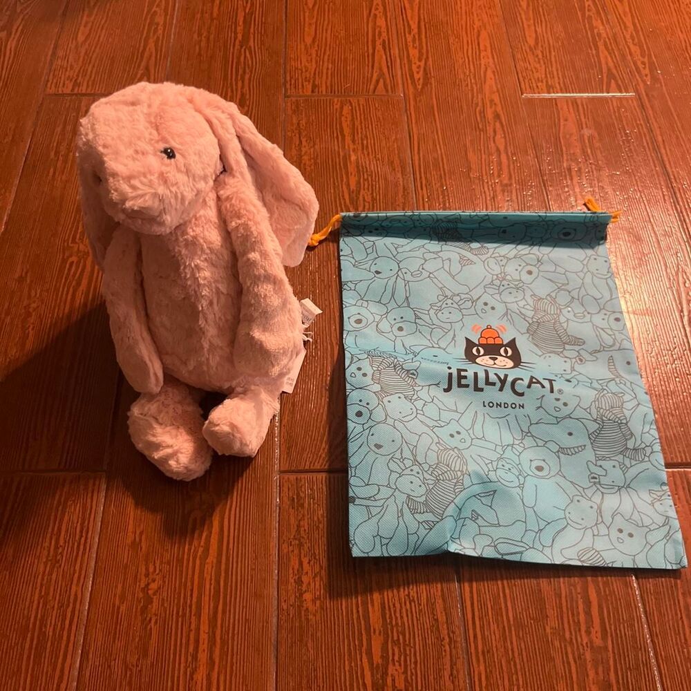 Jellycat Bashful Pink Large WITH TAGS AND BAGS